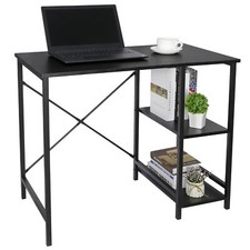 Home Office Computer Desk Workstation Laptop PC Table Writing Desk with Shelves