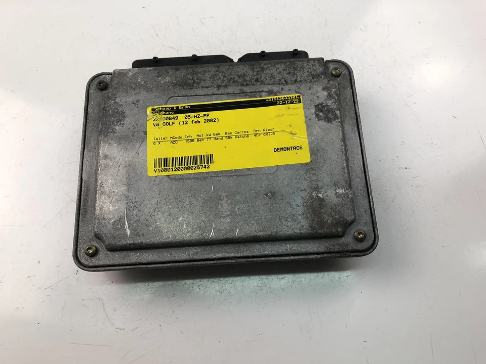 Centralina motore VW GOLF IV 1J1 ECU 036906034CN 2002 18046734 - Immagine 3 di 4