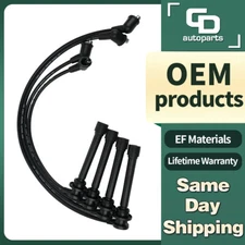 671-4210 HQ 4 Spark Plug Wires for 2.4L Nissan Frontier Xterra L4 2002 2003 2004