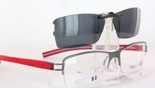 Custom Fit Polarized CLIP-ON Sunglasses For Tag Heuer TH7621 53x17 TH-7621