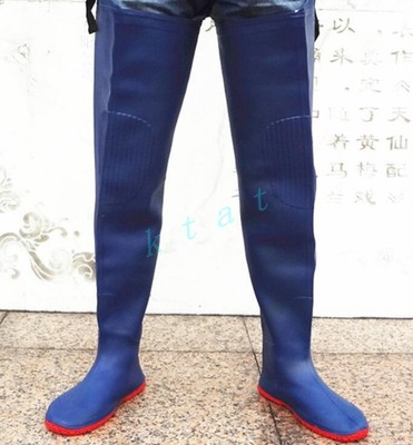 thigh high waterproof boots