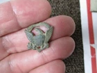 Civil War  Dug  Relic lead? Eagle Kepi/Coat Badge/Emblem - Virginia