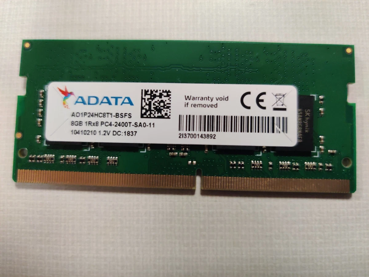 ADATA DDR4 SDRAM 8 GB Capacity per Module Memory (RAM) for sale | eBay