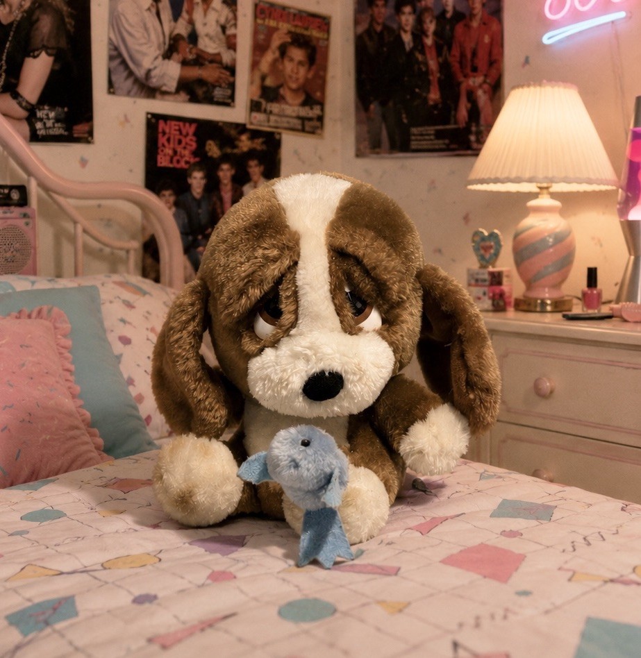 Vintage 1980s Applause Sad Sam Plush Dog w Blue Bird Toy NWT 7” | eBay