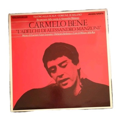 CARMELO BENE L'Adelchi di Alessandro Manzoni LP Fonit Cetra LMA 3021 - 1985