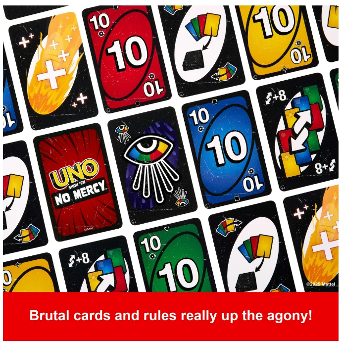 UNO Show 'Em No Mercy EXPANSION PACK "Save Yourself or DOUBLE the PAIN! New - Image 4 of 4