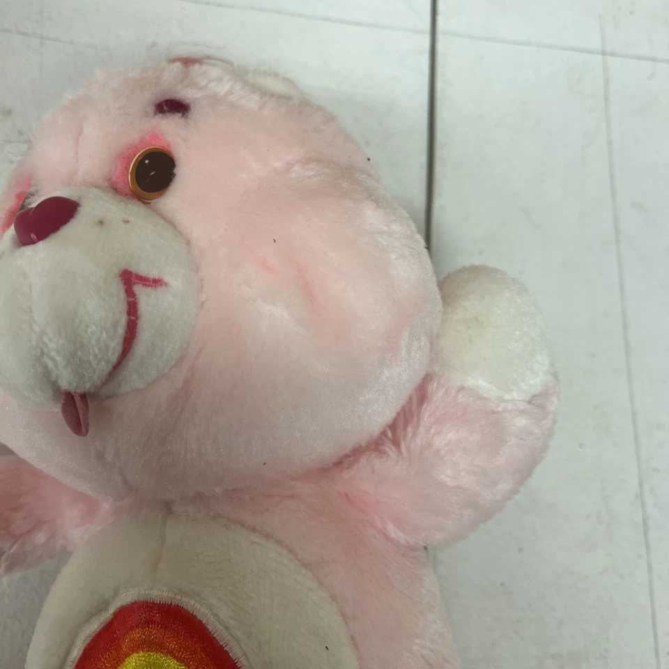 Vintage 1980s Kenner Care Bears 13” Cheer Bear Rainbow Stuffed Animal Plush - Image 4 of 4