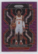 2021-22 Panini Prizm Purple Wave Prizm Sharife Cooper #280 1u6