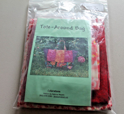 Tote-Around Bag Pattern & Fabric by Colorations - Pattern by Katrina Meyers