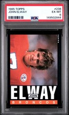 1985 TOPPS #238 JOHN ELWAY PSA 6