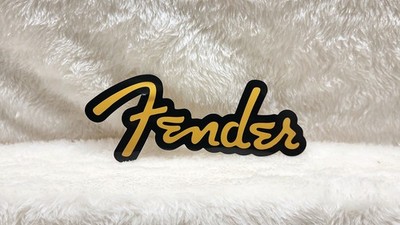 Fender Guitars Gold Sticker
