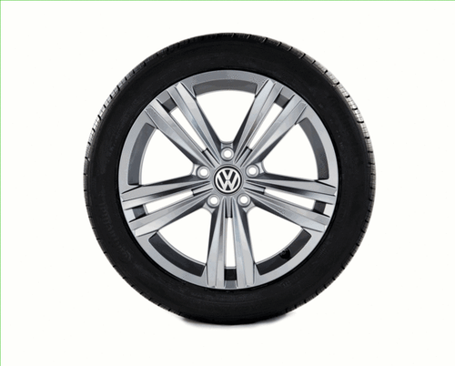 Genuine Volkswagen 17-Inch Trenton Wheel 5GM601025T Z49 - Picture 1 of 4
