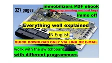 PDF book for immobilizers (immo off/on) key programmer Theory and Practice ECU