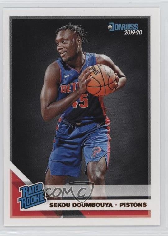 2019-20 Panini Donruss Rated Rookie Sekou Doumbouya #214 15av
