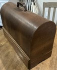 Vintage Full Size SINGER BENTWOOD CASE w/Key  Fits 15-91 66 201  Sewing Machine — photo 3