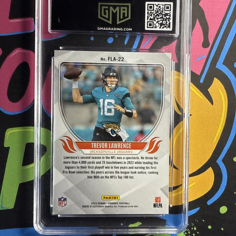 2023 PHOENIX Trevor Lawrence Flame Throwers *GMA 10* *JAGUARS* - Image 2 of 2