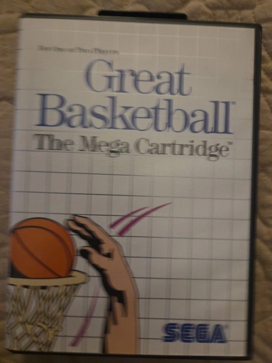 Jeu Great Basketball Master System - Version PAL Complète - Bon état