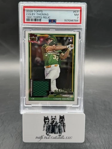 2026 Topps Series 1 Colby Thomas Base (RAW)