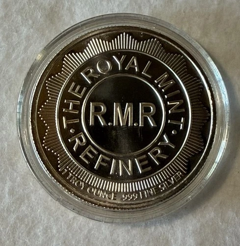 1-1oz Silver Round “Royal Mint Refinery(RMR) .999 Fine Silver