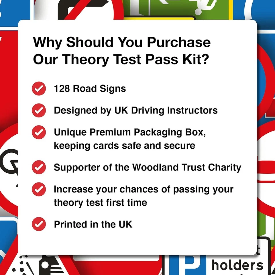 Theory Test Experts Road Signs Flash Cards 2025 with Signs and Explanation Guide - Image 2 of 4