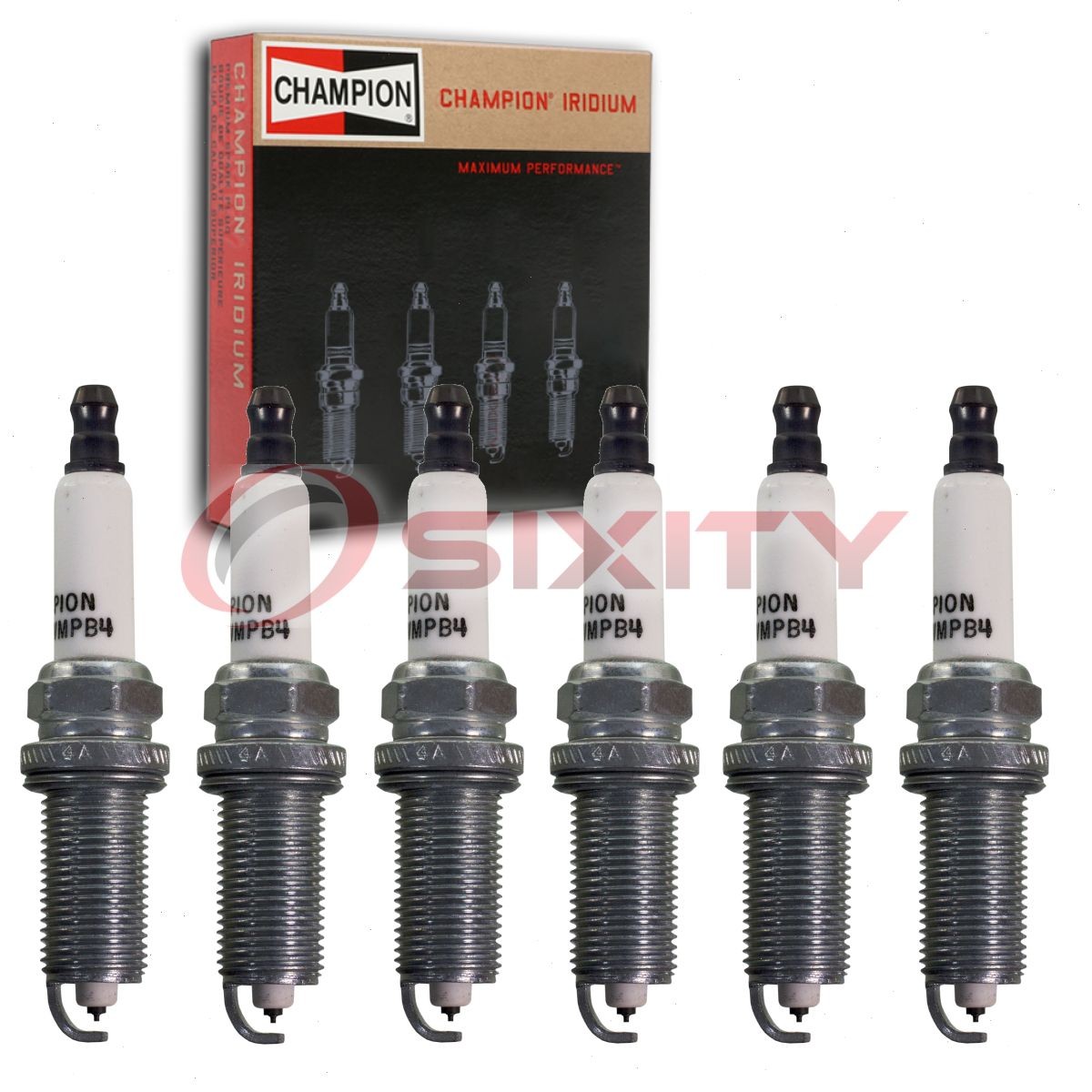 6 pc Champion Iridium Spark Plugs for 2010-2015 Lexus RX450h 3.5L V6 gv