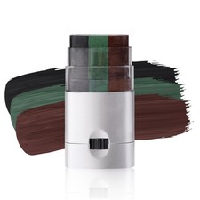 4pcs 3 Color Camouflage Hunting Face Paint Stick, Camo Hunting Essentials Hid...