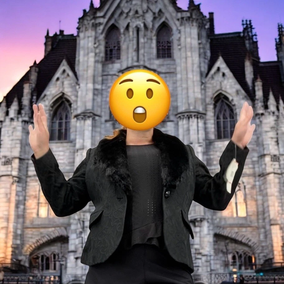 Chaqueta Blazer Jones New York De Colección Negra Damasco Imitación Piel 14W 14 Gótico Vampiro Foto 2 de 4