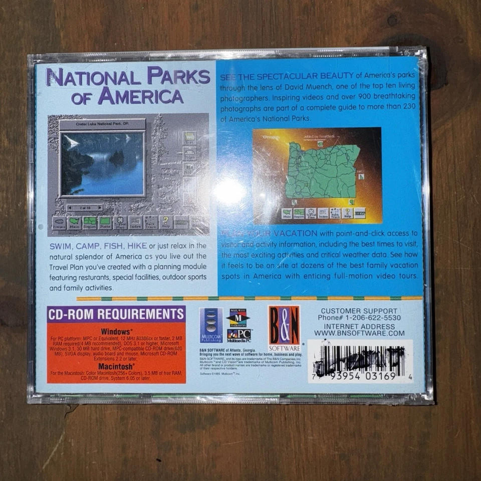NATIONAL PARKS OF AMERICA - Photography by David Muench - 1995 - CD-ROM Vintage - Image 2 of 4