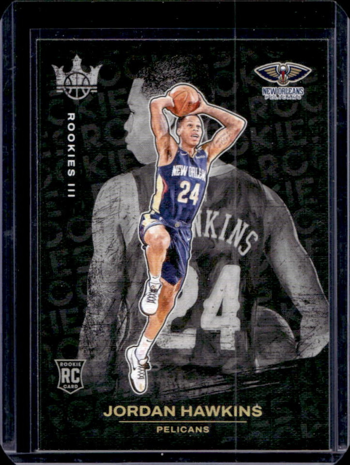 2023-24 Panini Court Kings Jordan Hawkins RC Rookie Tier Three #137 Pelicans