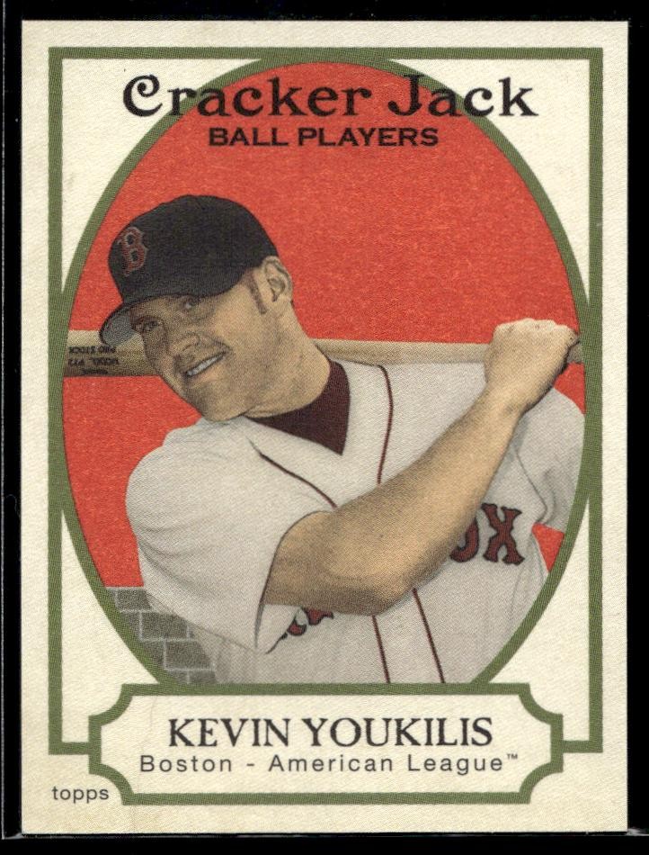 2005 Topps Cracker Jack Kevin Youkilis Mini Red HSC