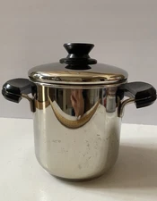 LAGOSTINA Veneto Stainless Steel Pot Saucepan w/ LID 5.5" Diameter W04S