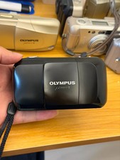 Olympus &mu; mju 35mm Point & Shoot Film Camera Black