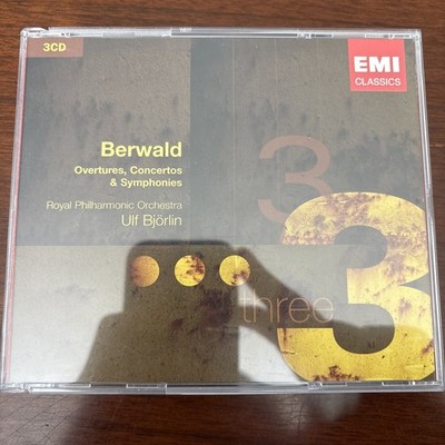 FRANZ BERWALD - Overtures,Concertos & Symphonies 3xCD VG+ 2007 Ulf Bjorlin EMI
