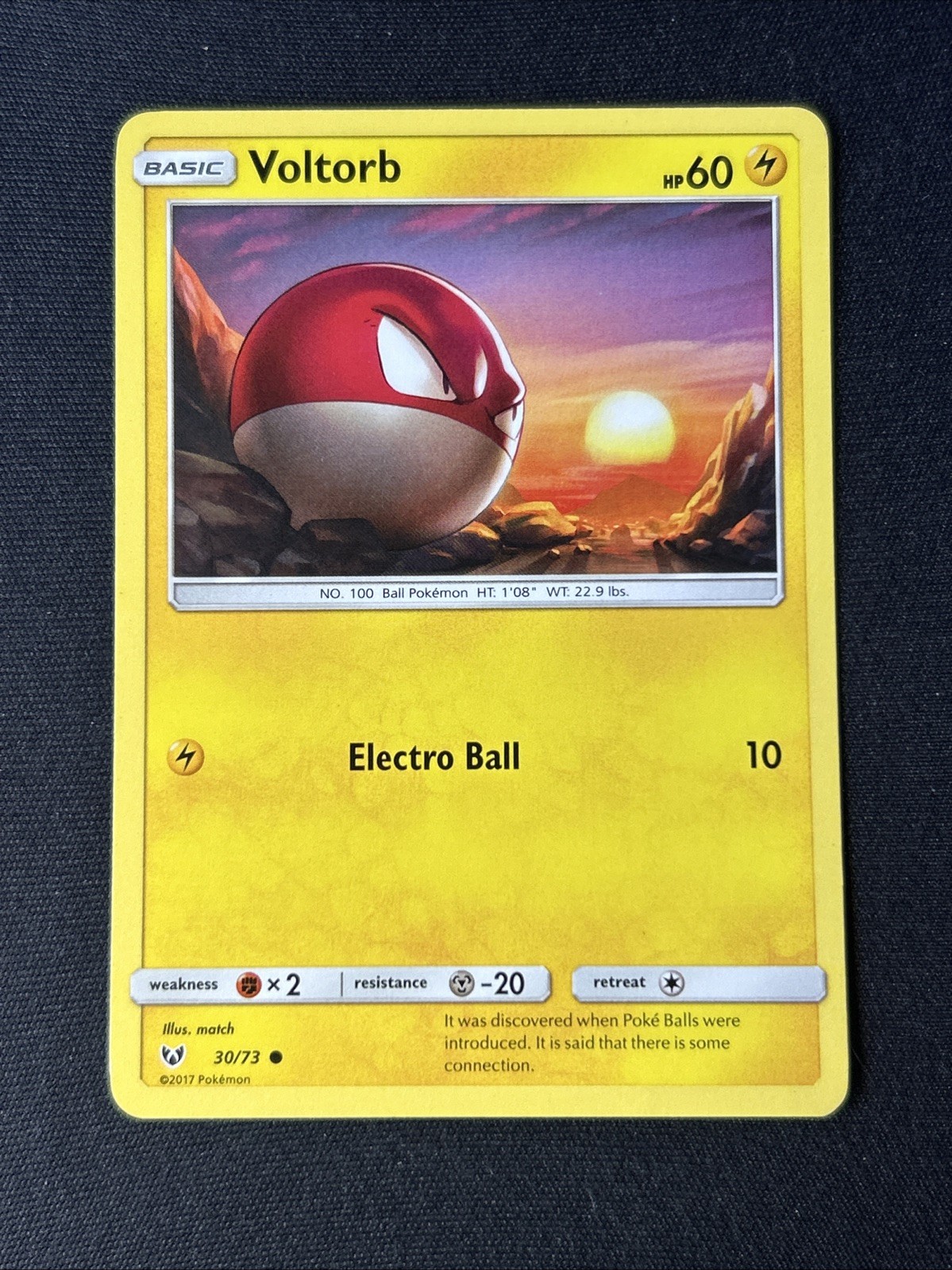 Voltorb 30/73 Shining Legends Regular 2017 Near Mint English