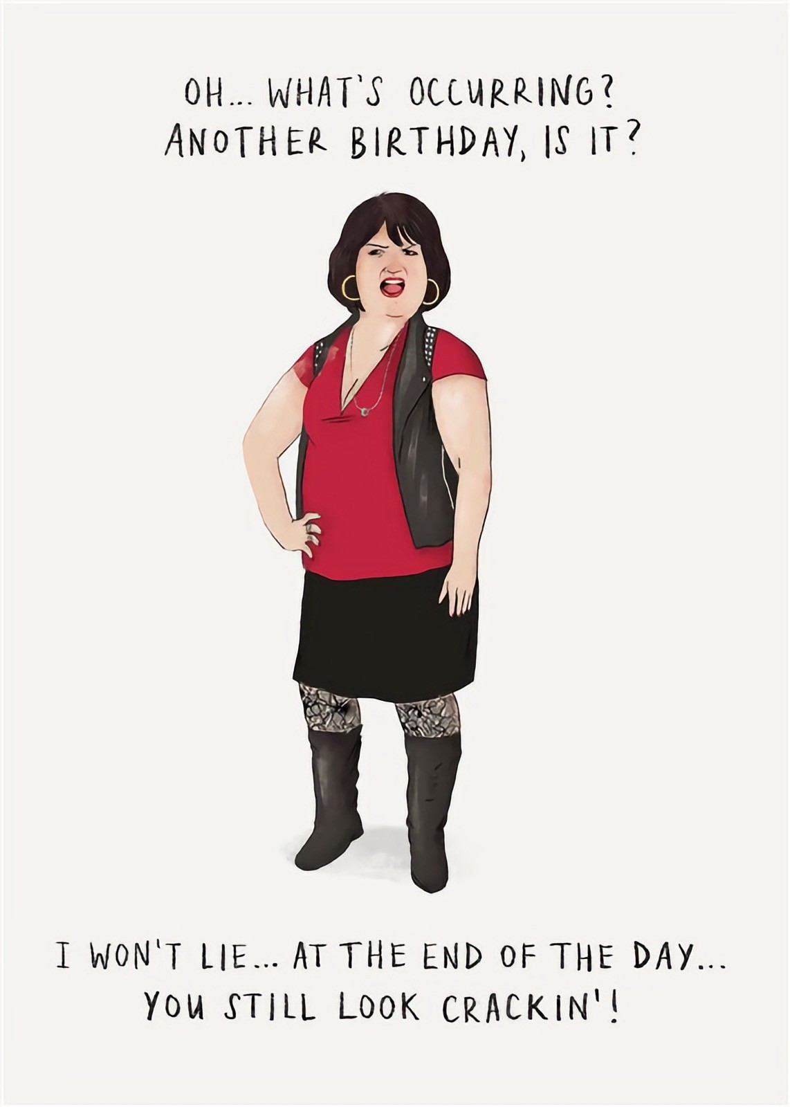 Funny Birthday Card Nessa What's Occurring Gavin & Stacey Humour Male Female