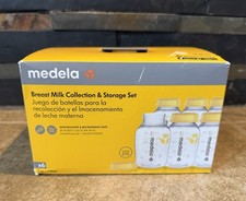 Medela Breast Milk Collection and Storage Bottles with Solid Lids FAST SHIPPING