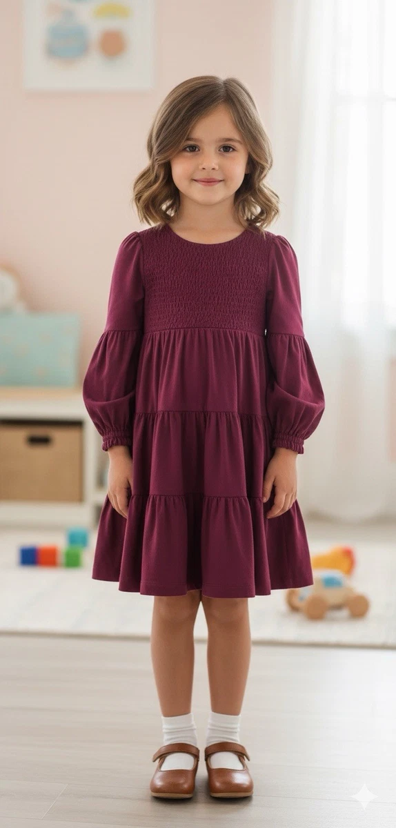 matilda jane burgundy dress Red Dresses for Girls for sale 4/1-4/15 Find Out When To Color:Sunlit Gold Zipper Back Shirred Bodice