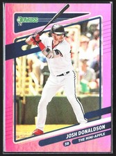 2021 Donruss #79b Josh Donaldson Holo Pink : 