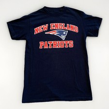 New England Patriots SS T-Shirt Small Blue NFL Team Apparel