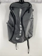 Nike Hoops Elite Pro Basketball Backpack Black Grey BA5554 011 15” Laptop School