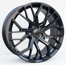 22x10 5x112 26 Matt Black Rim Wheels Fits Audi A6 A7 A8 Q7 Q8 Rs5 Rs6 Rs7 Rs8