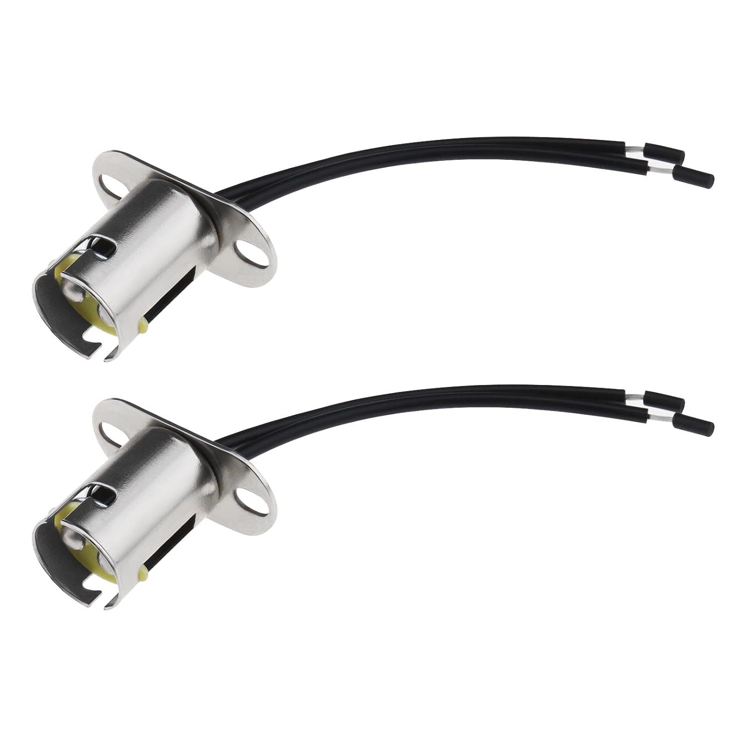 OTOTEC 2Pcs BAY15D 1157 Lamp Holder Adapter LED Light Bulb Socket Holder Wiring