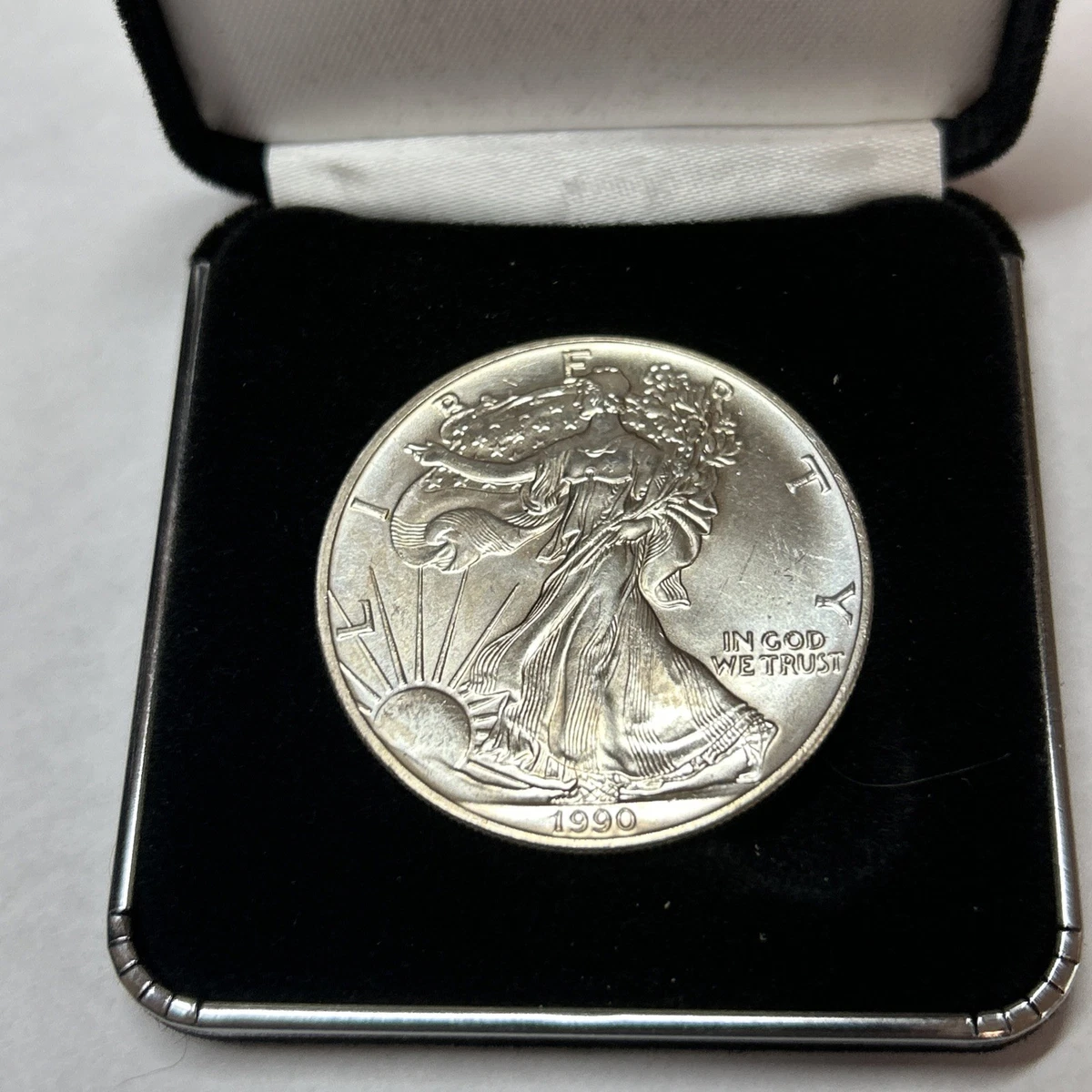 90's・アメリカンイーグル・シルバー925/ 新品・送料込 1990 American Eagle Silver Dollar for sale | eBay
