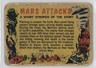 1962 Topps Bubbles Mars Attacks! Checklist #55 7ut