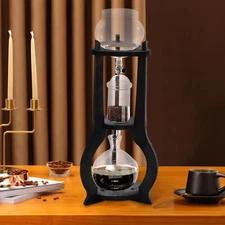 8 Cups Iced Coffee Cold Brew Drip Tower Offices Home Coffee Maker Brewer Machine