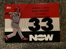 2007 Topps Generation Now Insert #GN83 Phillies Chase Utley Baseball Card
