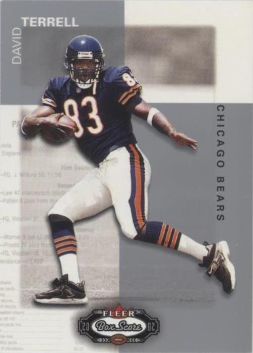 2002 Fleer Box Score David Terrell #101 - 1 of 2