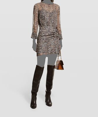 veronica beard brown silk dress Dresser