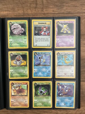 Pokémon 1. Edition Team Rocket Set WotC 2000 - meist NM - Karten aussuchen