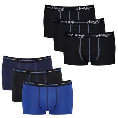 Sloggi Herren Hipster 3er Pack - Start Hipster C3P box, Boxershort, Baumwolle...
